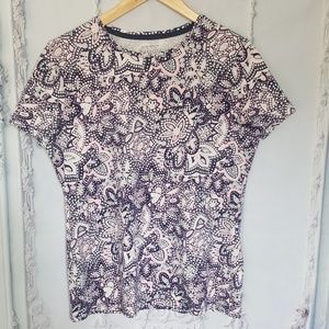 Talbots The Talbots Tee Short Sleeve Floral Print